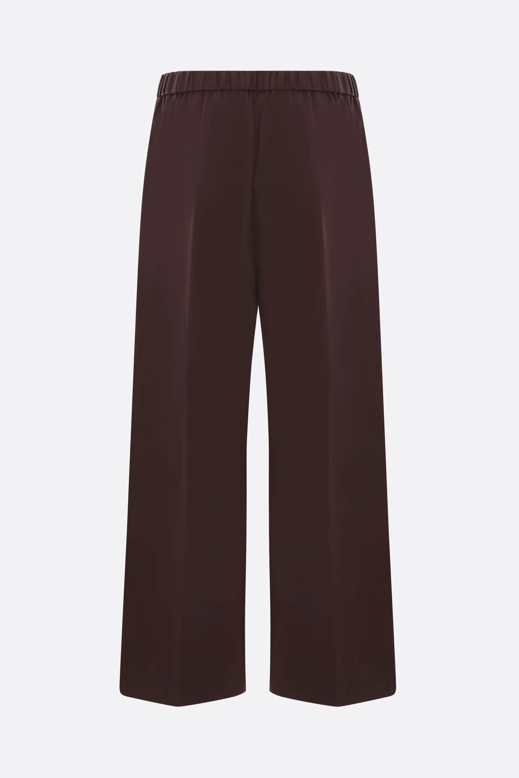 Poplin Wide-Leg Trousers