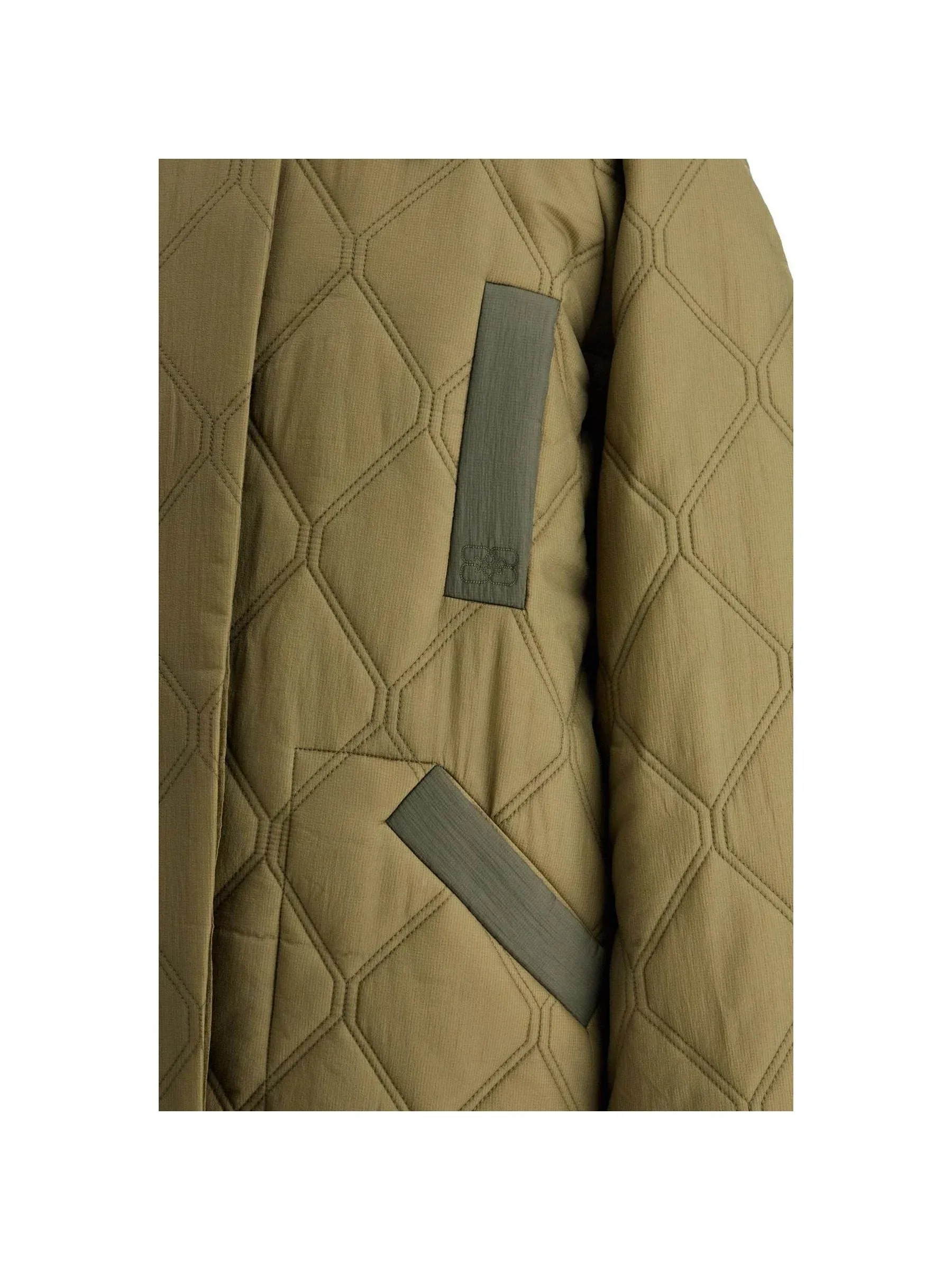 Quilted Long Padded Jacket