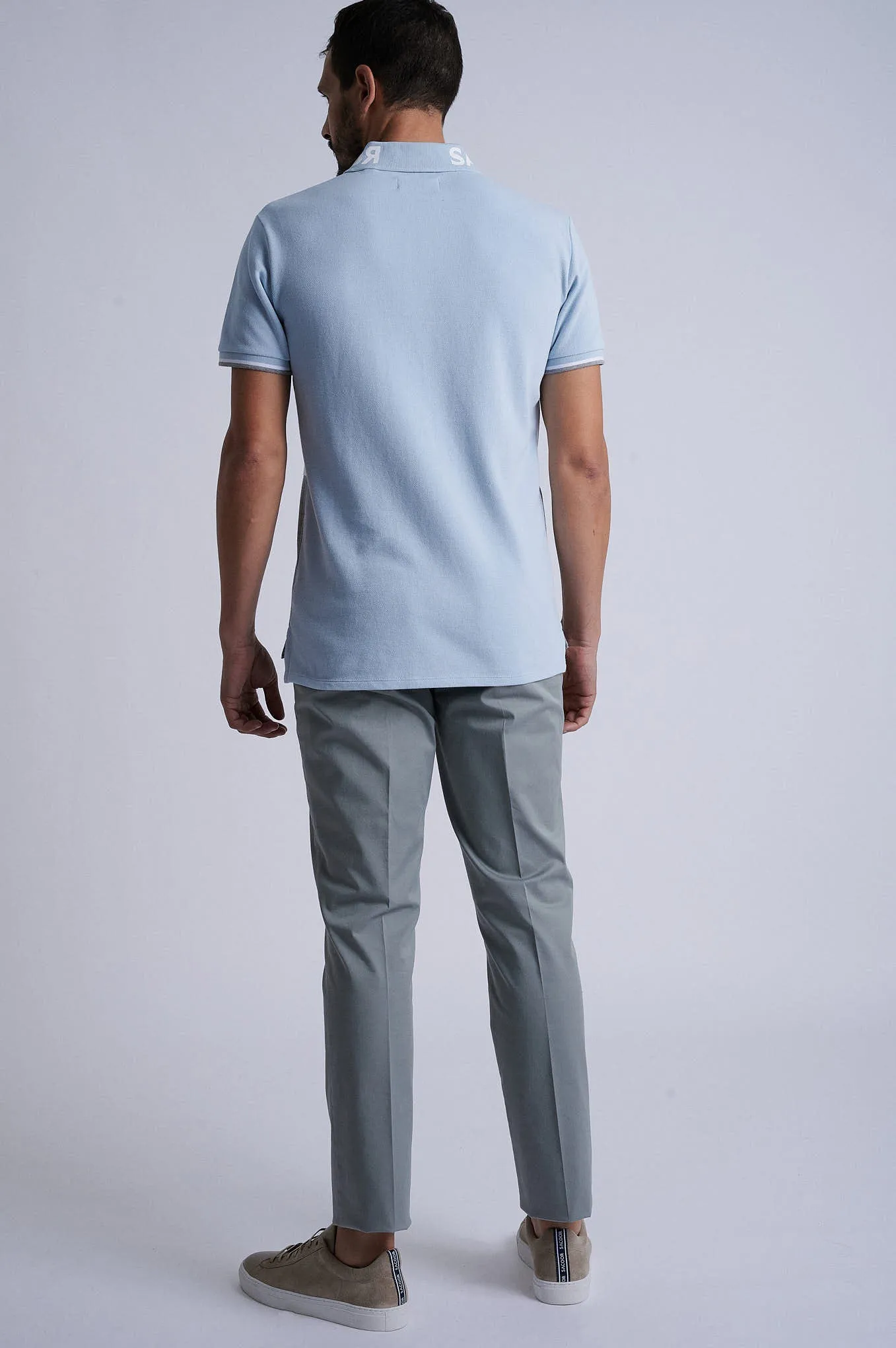 Regular fit chino in Cotton Elastane