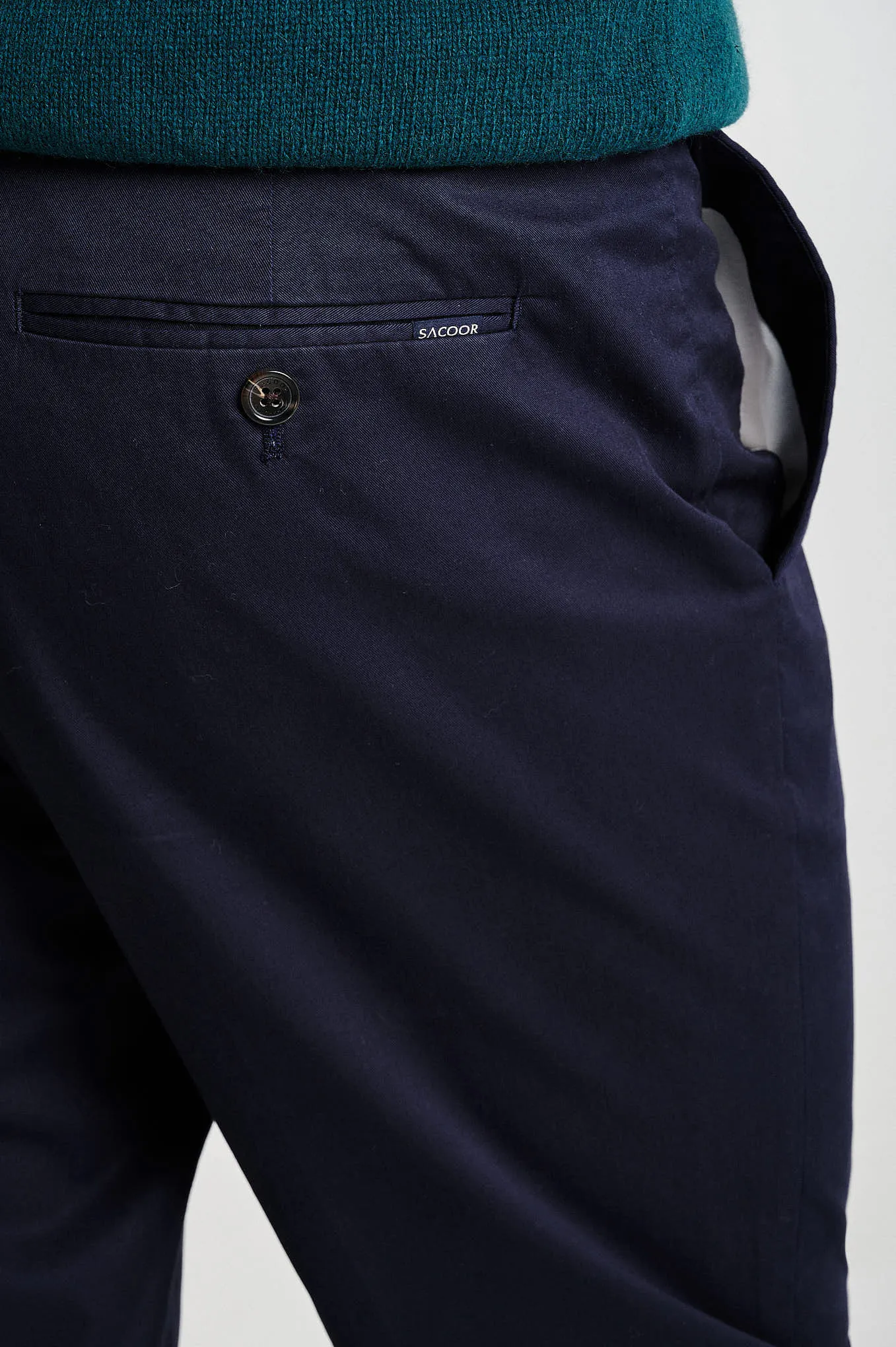 Regular fit comfort stretch basic chino