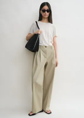 Relaxed chino trousers desert