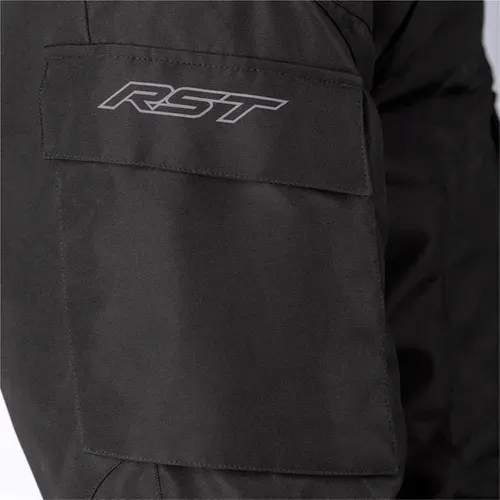 RST Alpha 5 RL CE Textile Trousers - Black / Black