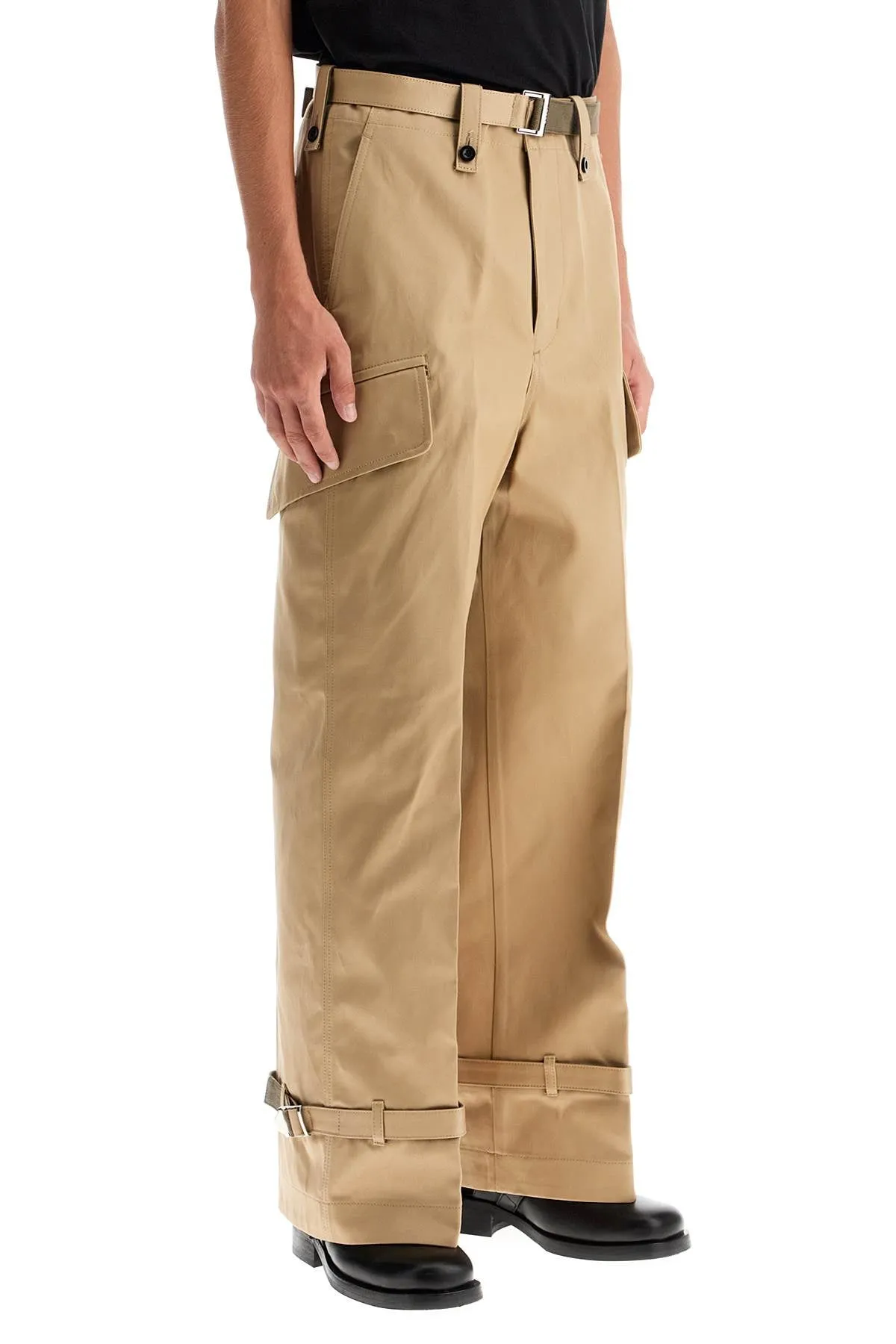 SACAI cotton chino pants for