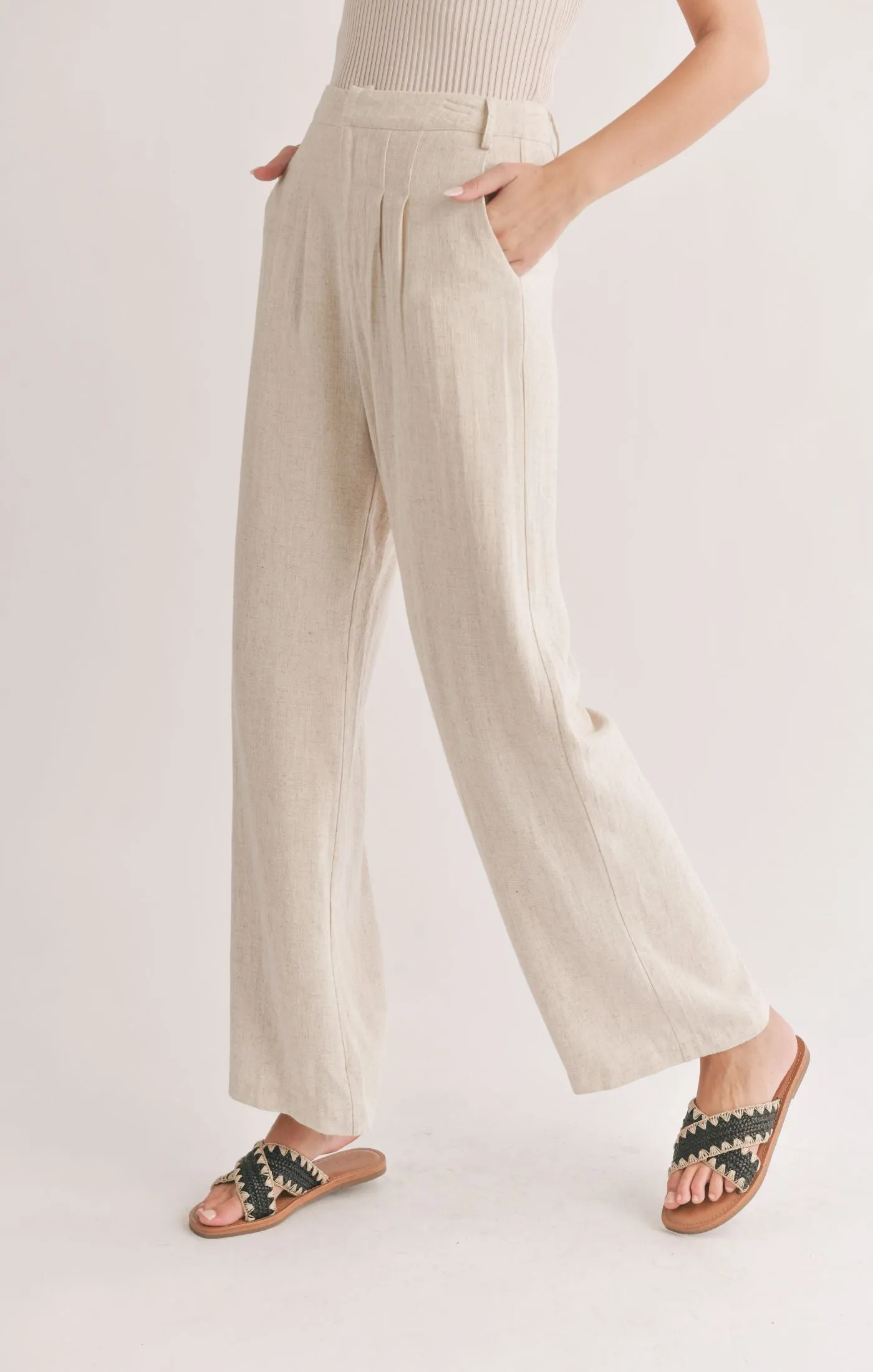 Sadie And Sage La Luna Pleated Trousers