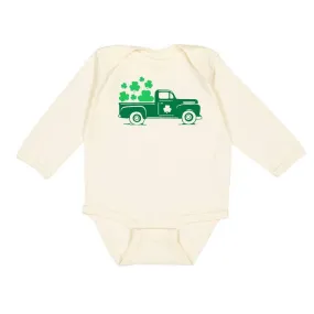 Shamrock Truck St. Patrick's Day Baby Bodysuit