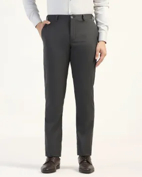 Slim Comfort B-95 Formal Charcoal Textured Trouser - Cadillac