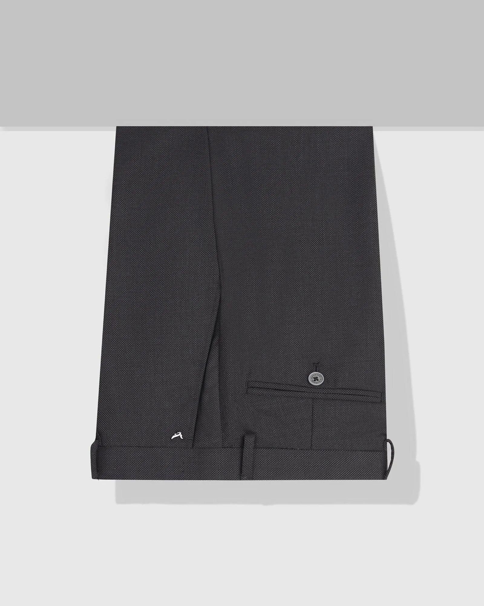 Slim Comfort B-95 Formal Charcoal Textured Trouser - Cadillac