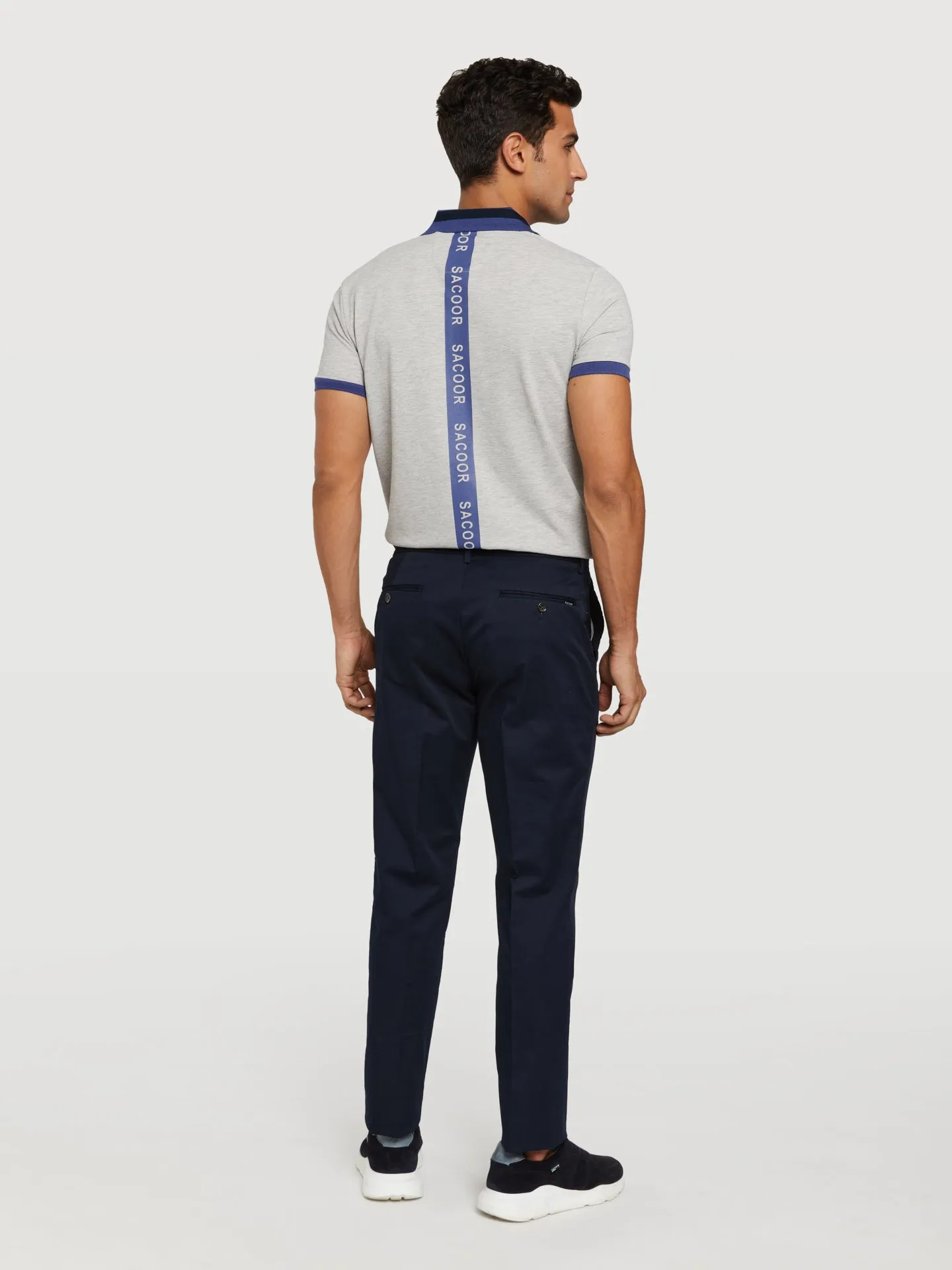 Slim fit basic chino trousers