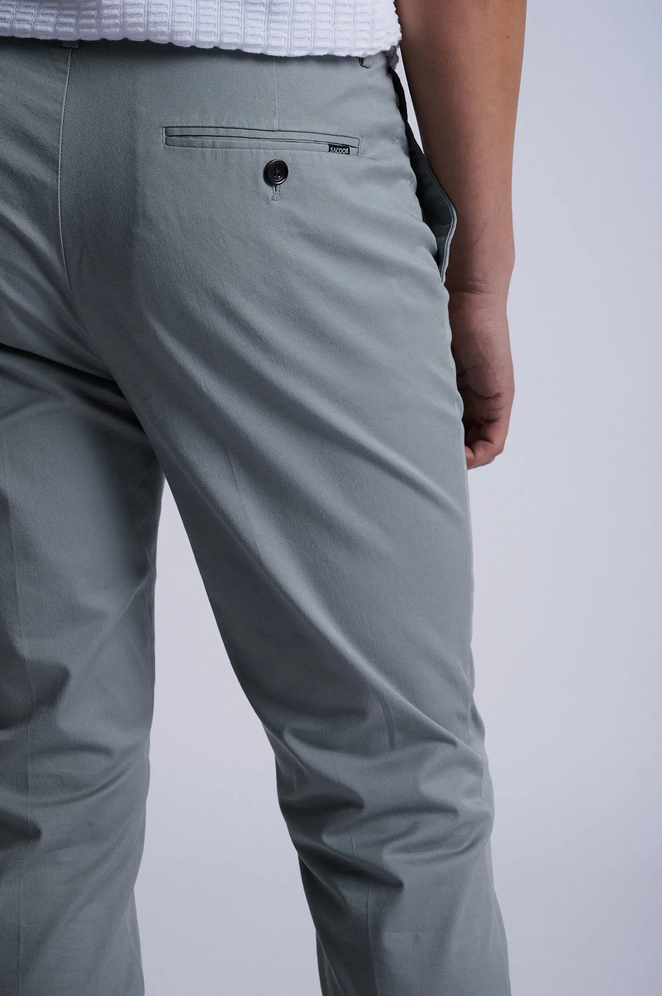 Slim fit chino in Cotton Elastane