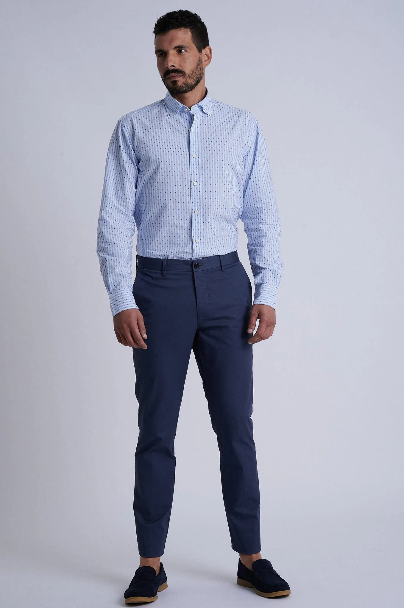 Slim fit chino in Cotton Elastane