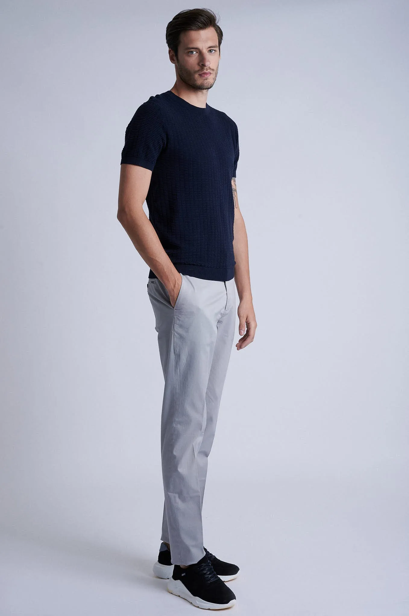 Slim fit chino in Cotton Elastane