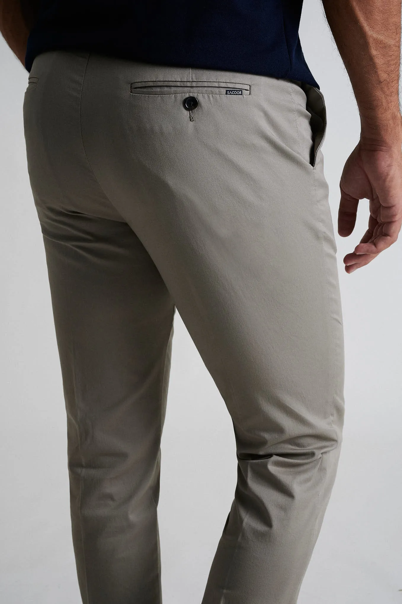 Slim fit chino in Cotton Elastane