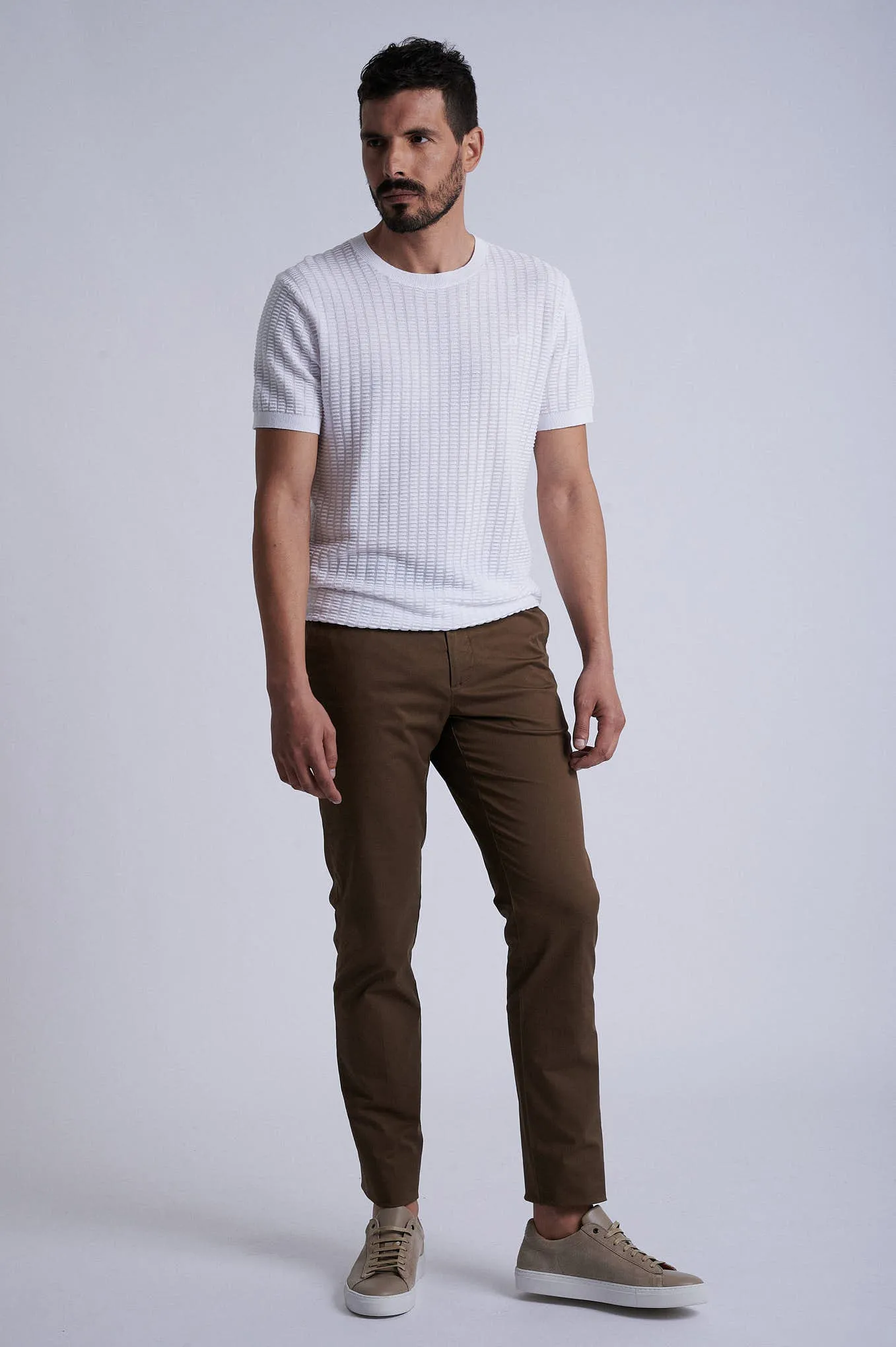 Slim fit chino in Cotton Elastane