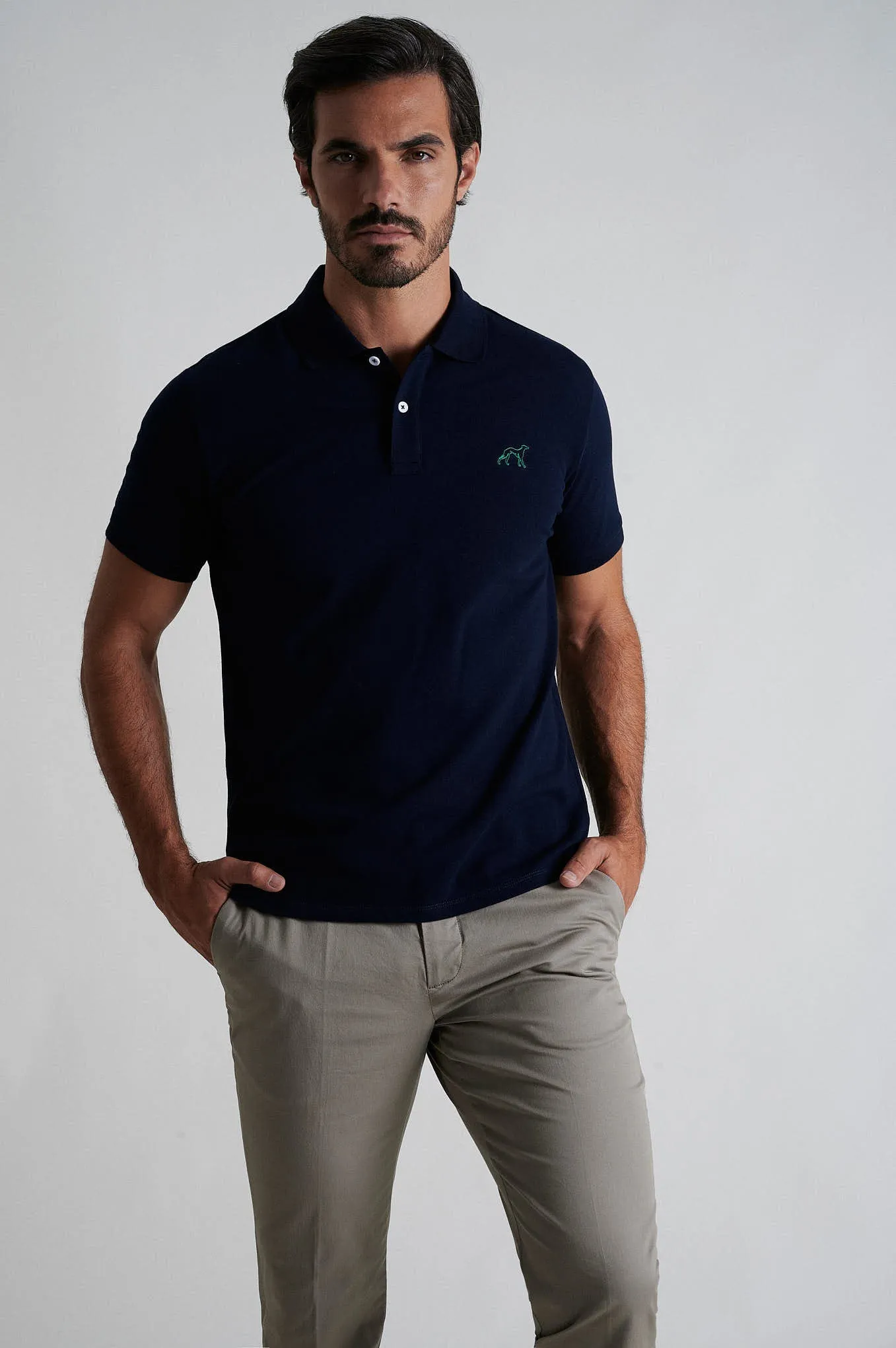 Slim fit chino in Cotton Elastane