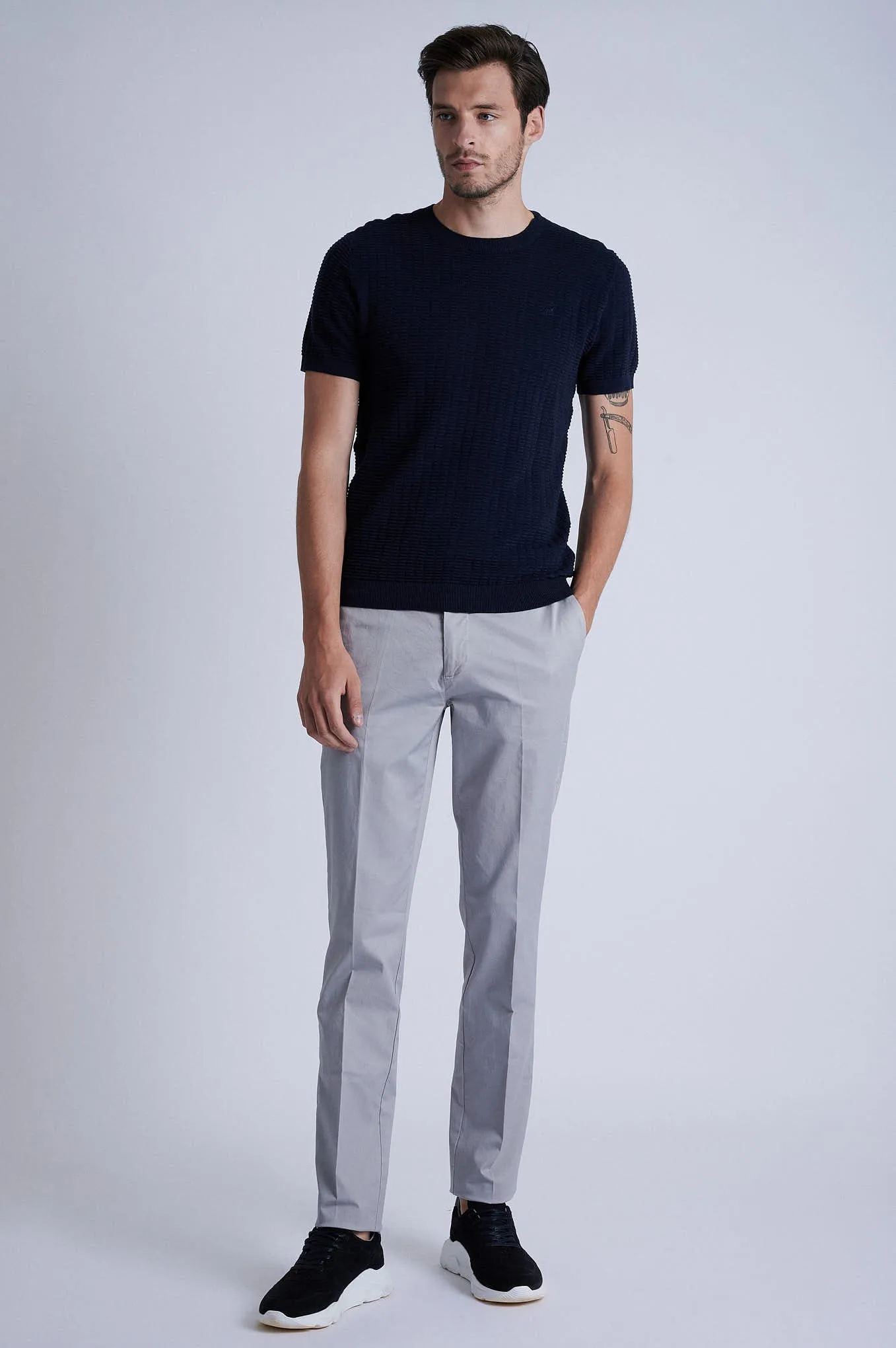 Slim fit chino in Cotton Elastane