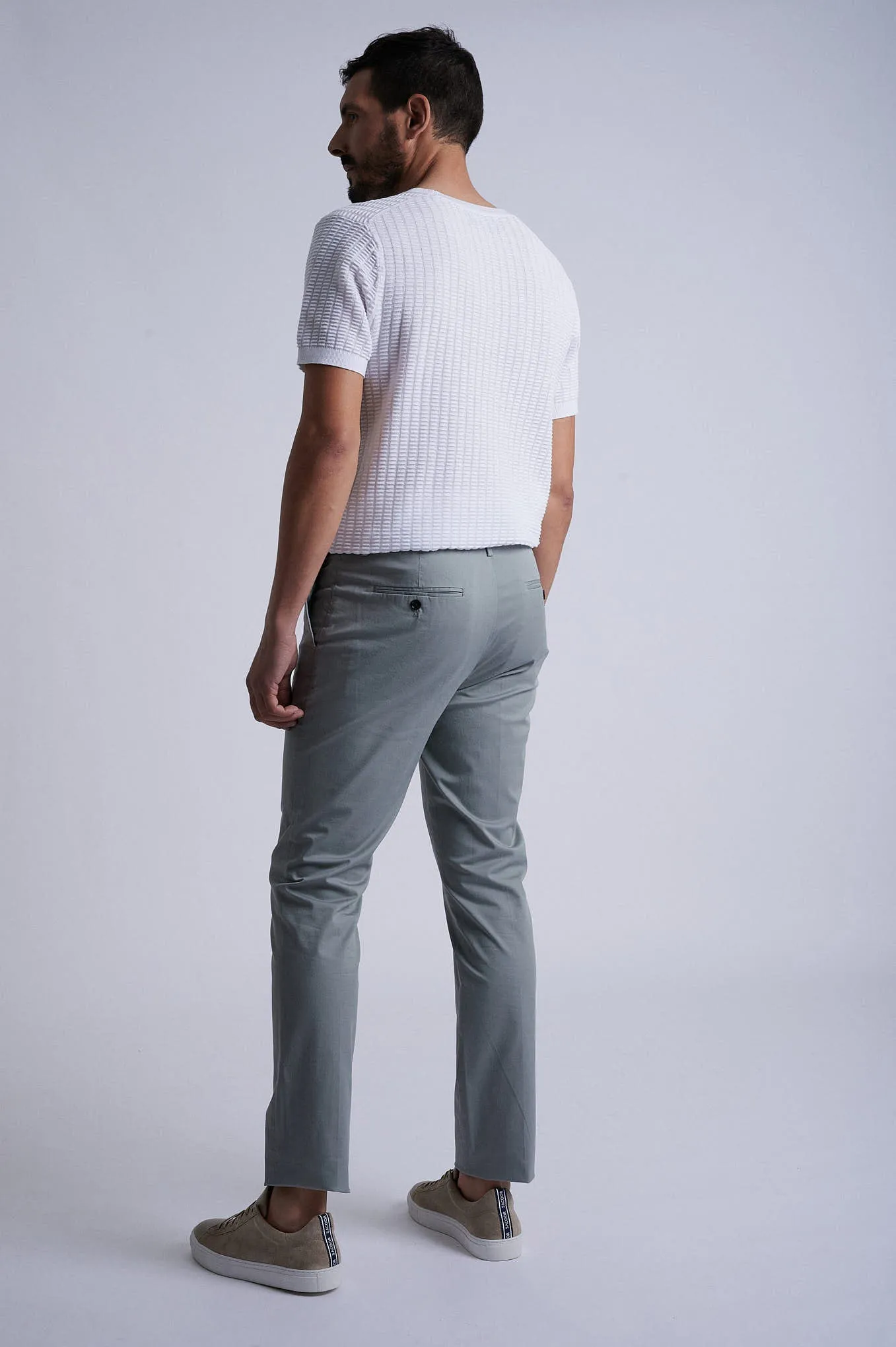 Slim fit chino in Cotton Elastane