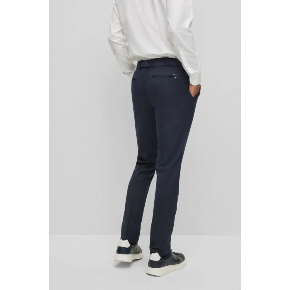 Slim-fit chinos in moulin stretch twill