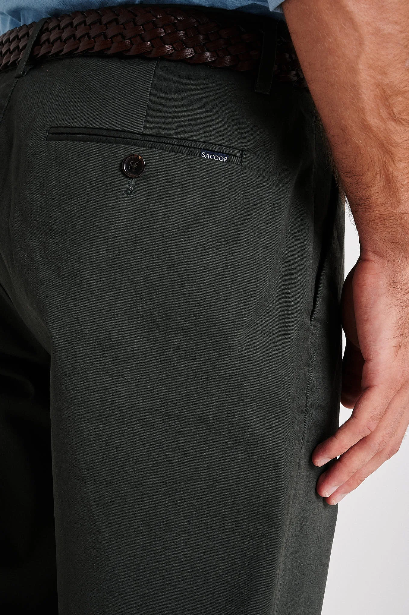 Slim fit comfort stretch basic chino