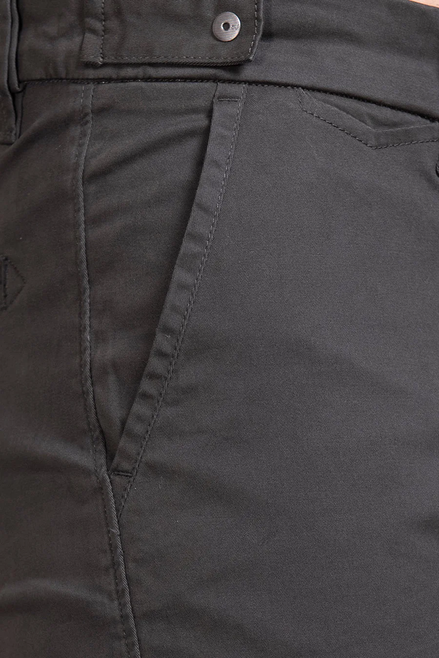 Slim fit cotton chinos-Dark Grey