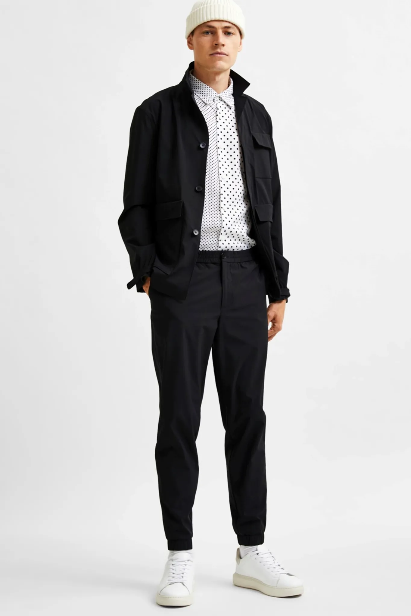 Slim Pharo Trousers - Black