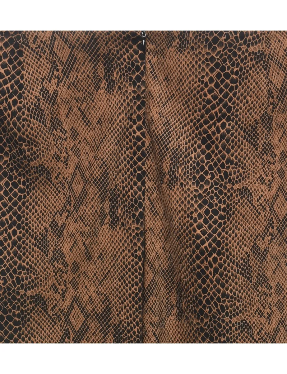 Snakeskin Pattern Trousers - W40 L32