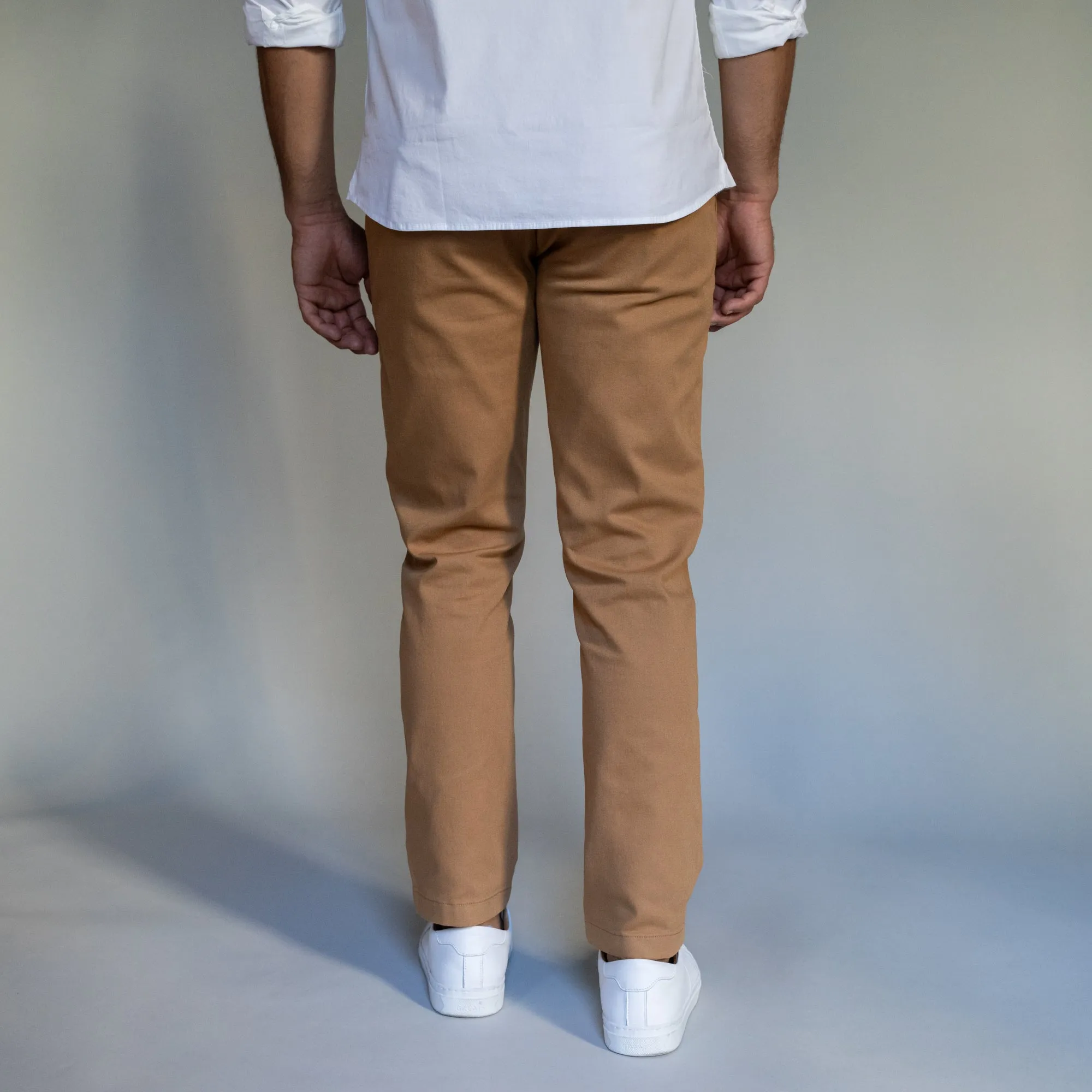 Stretch Chinos Slim Fit - Tobacco