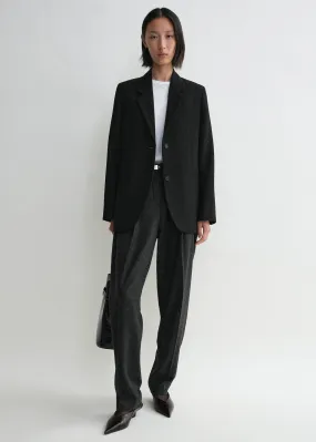 Tailored suit jacket black