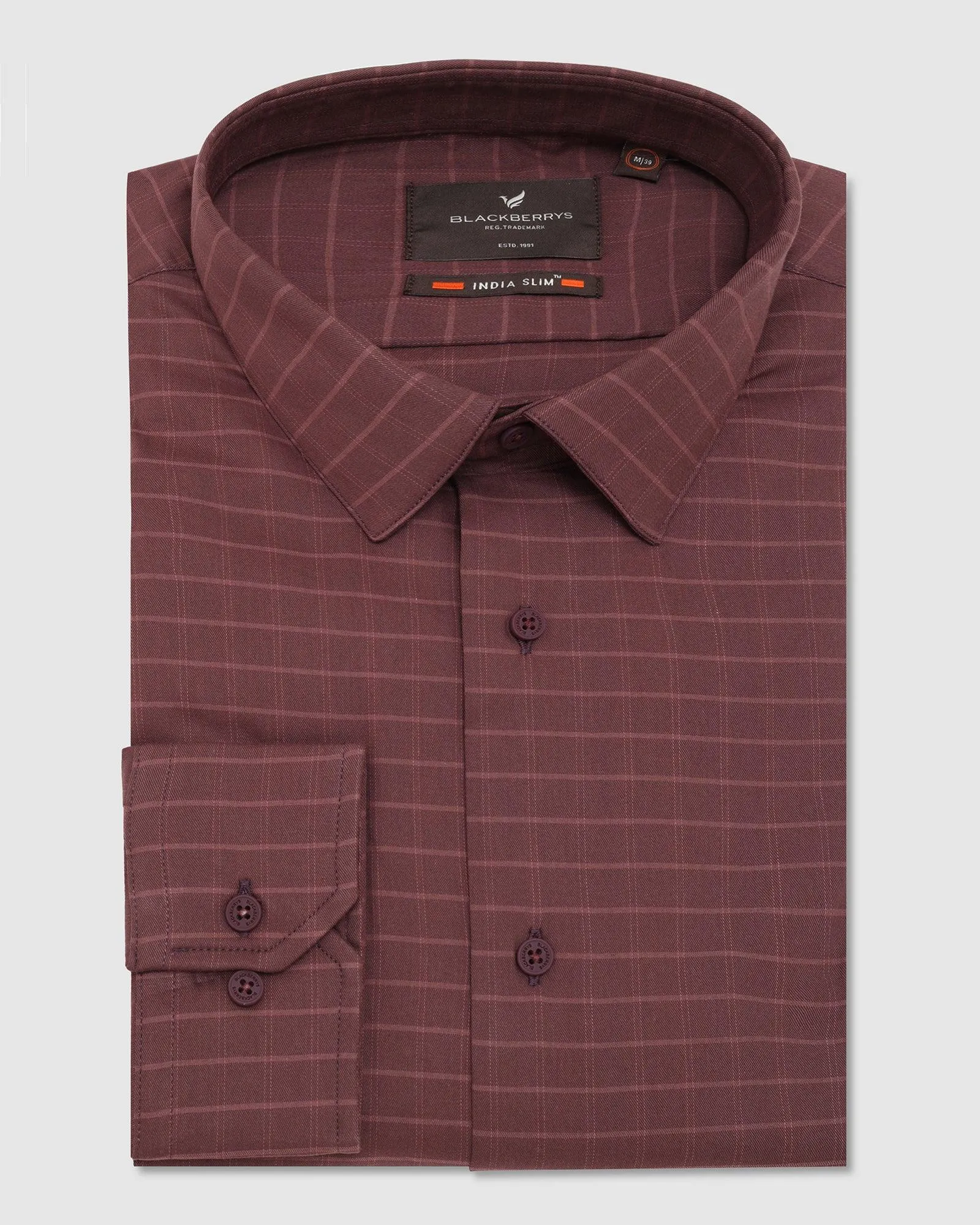 TechPro Formal Dusty Pink Check Shirt - Becki