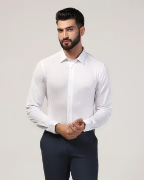 TechPro Formal White Stripe Shirt - Keish