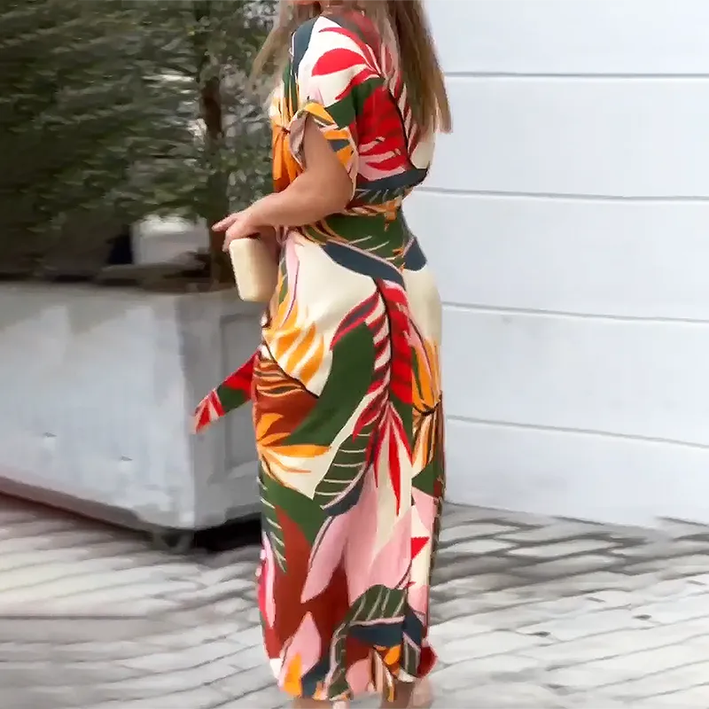 Tessa - Maxi Dress with Wrap Belt