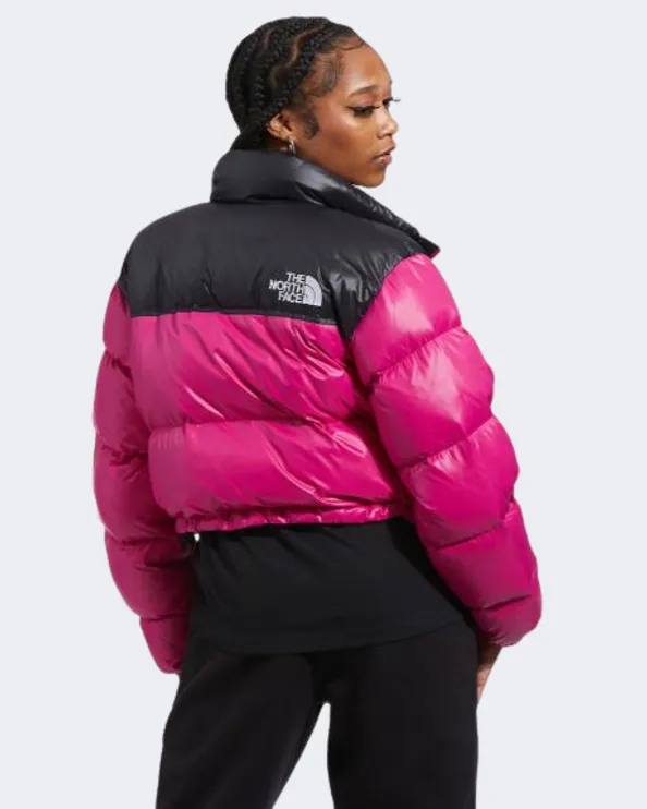 The North Face Nuptse Women Lifestyle Jacket Pink/Black Nf0A5Gge-146