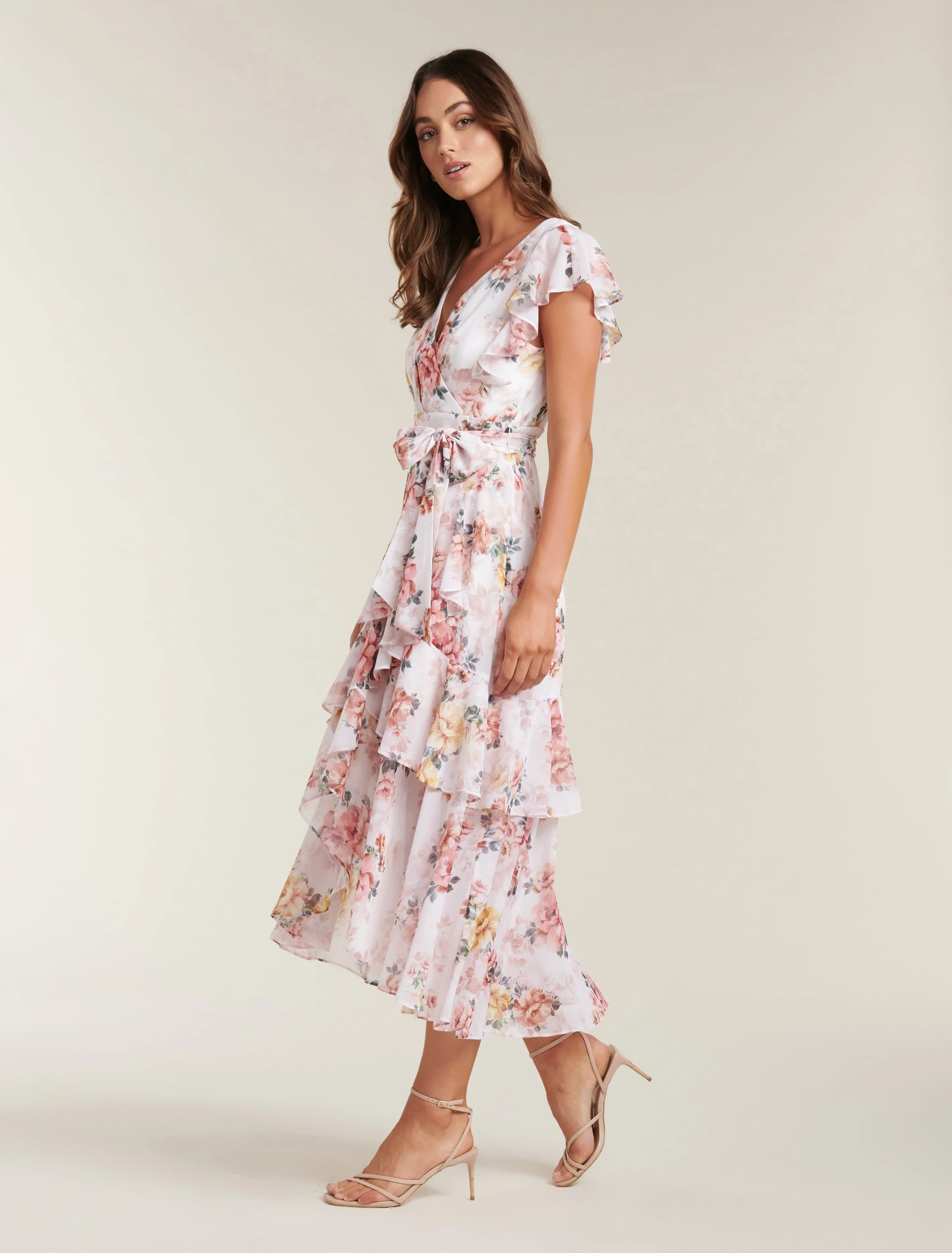 Tiffany Wrap Midi Dress