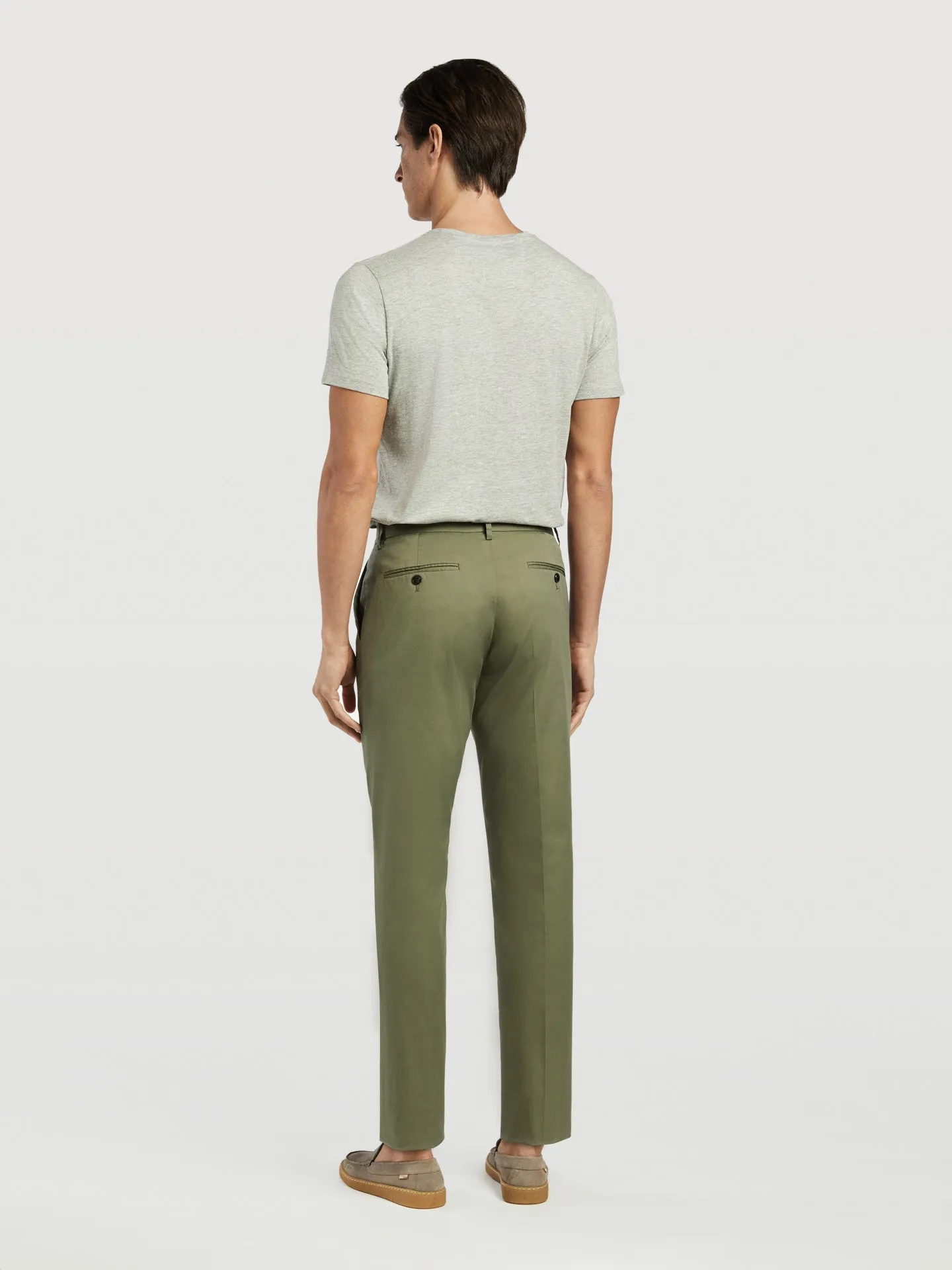 Timeless essential premium slim fit chino trousers