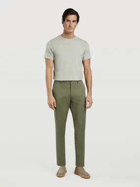 Timeless essential premium slim fit chino trousers