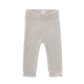 Trig Merino Wool Trousers | Soft Grey Melange