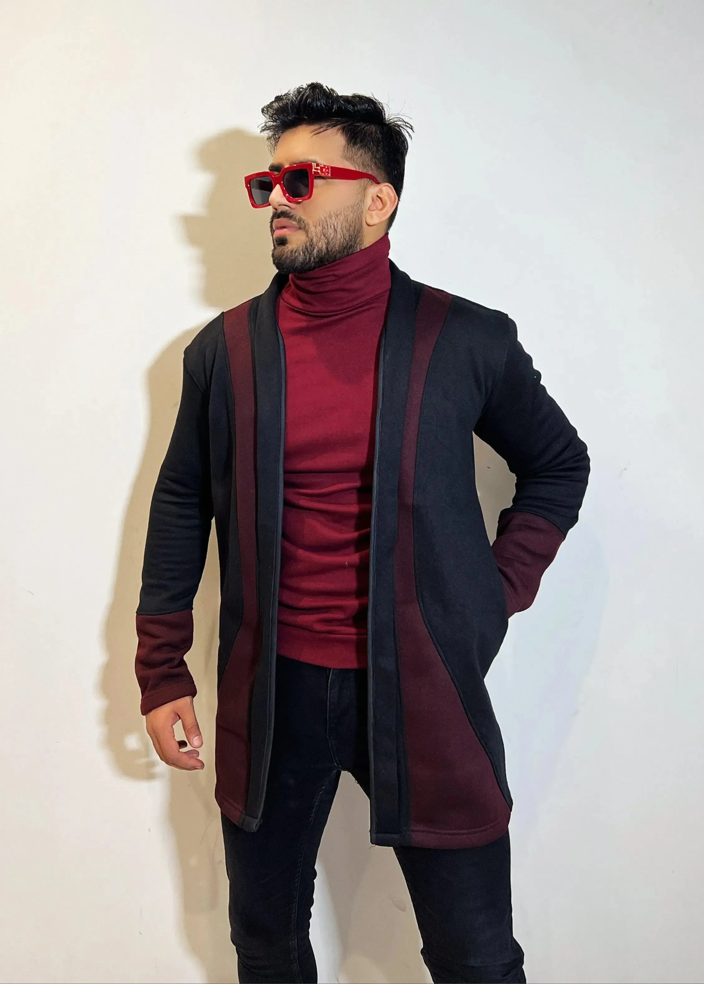 Turkish Style Contras Style Epsom Coat