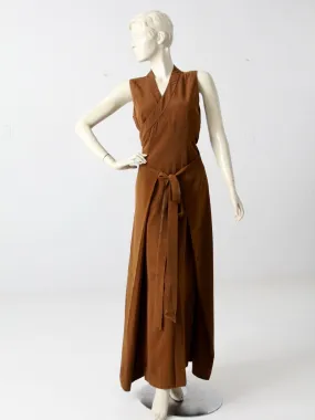 vintage 70s wrap dress