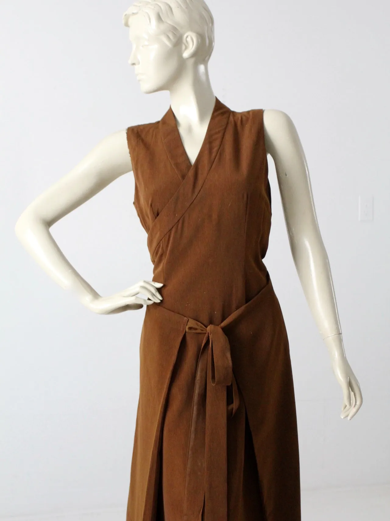 vintage 70s wrap dress