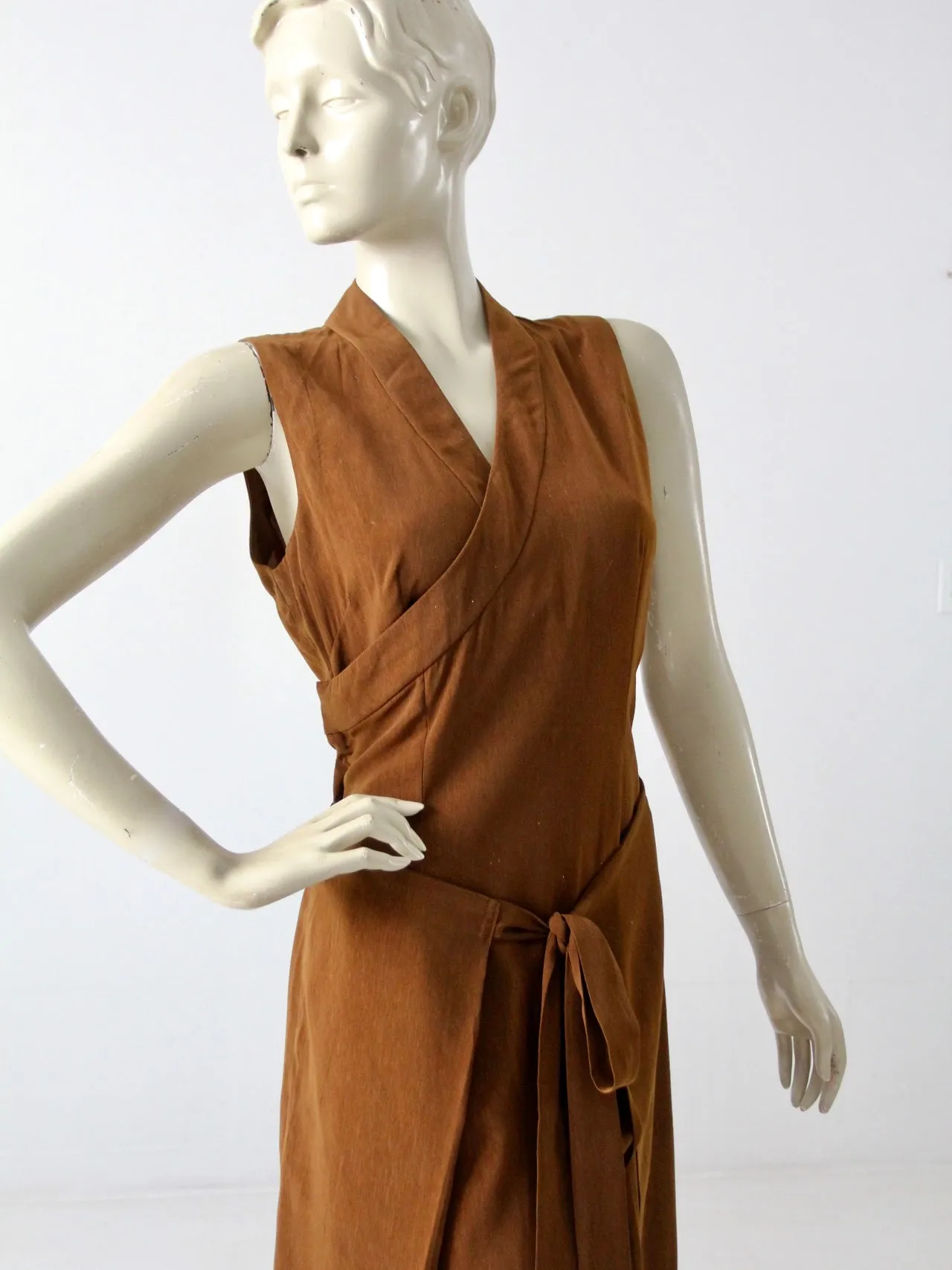 vintage 70s wrap dress