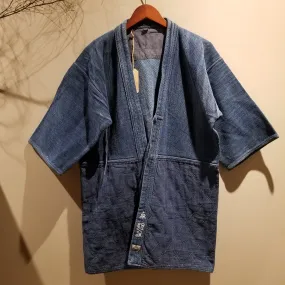 Vintage Indigo Sashiko Swordsman Kendo Jacket size 3