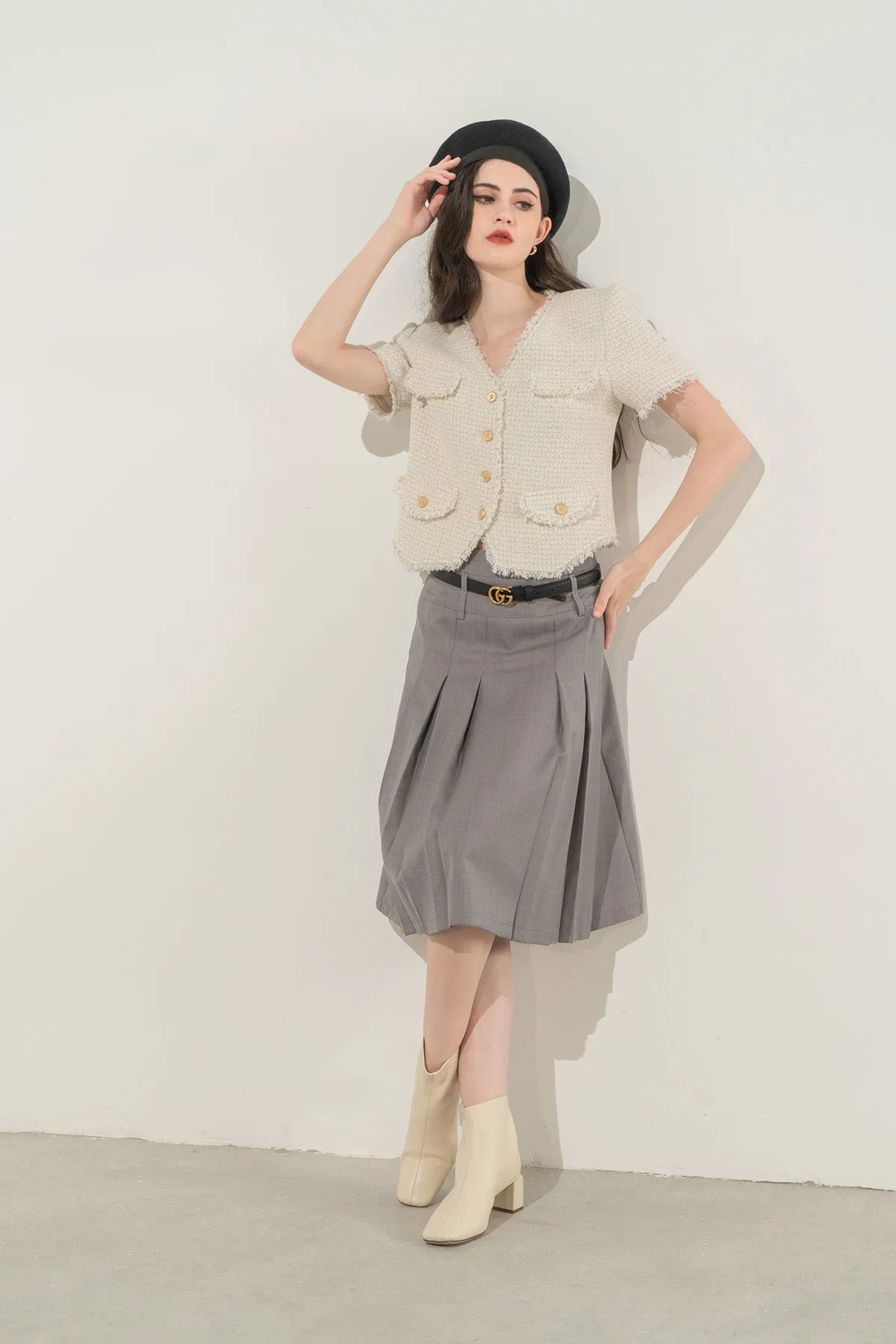 Viveatte Pleated Skirt