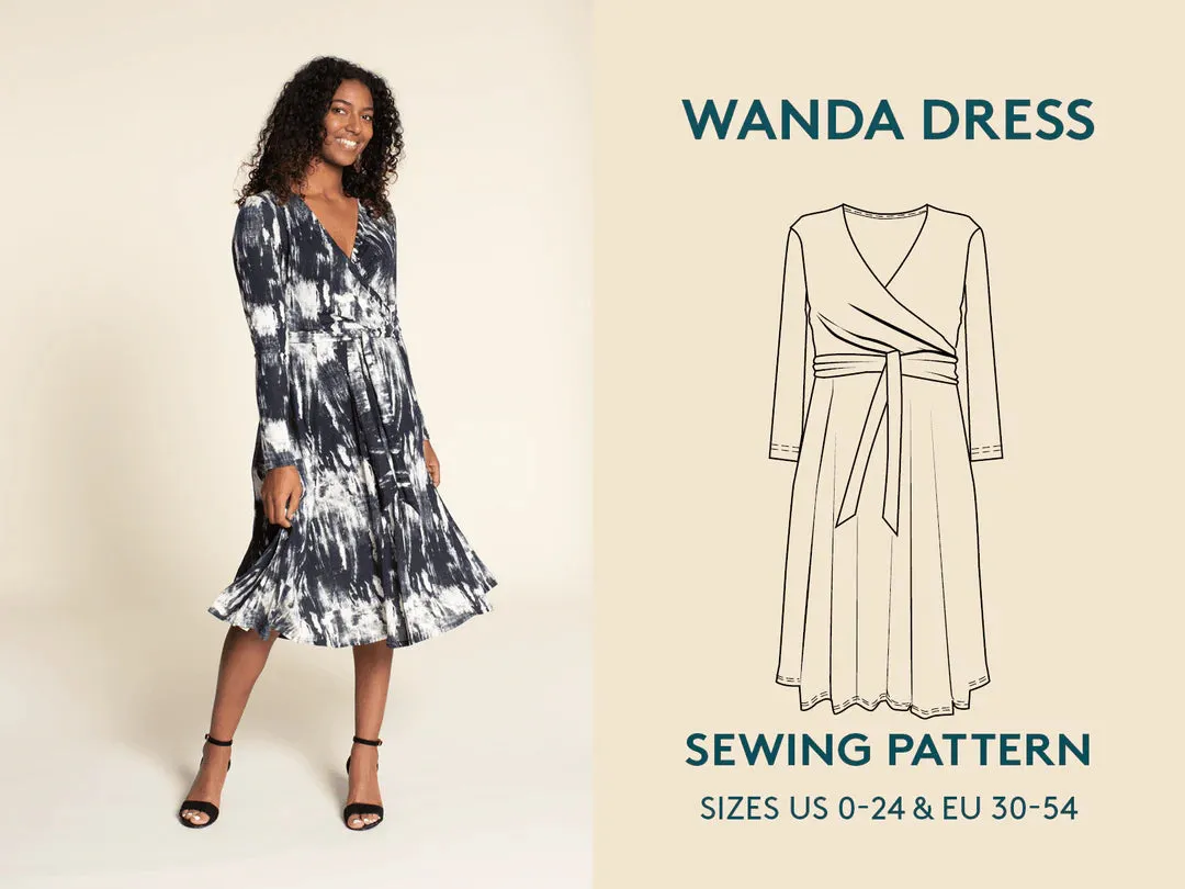 Wardrobe by Me - Wanda Wrap Dress Sewing Pattern