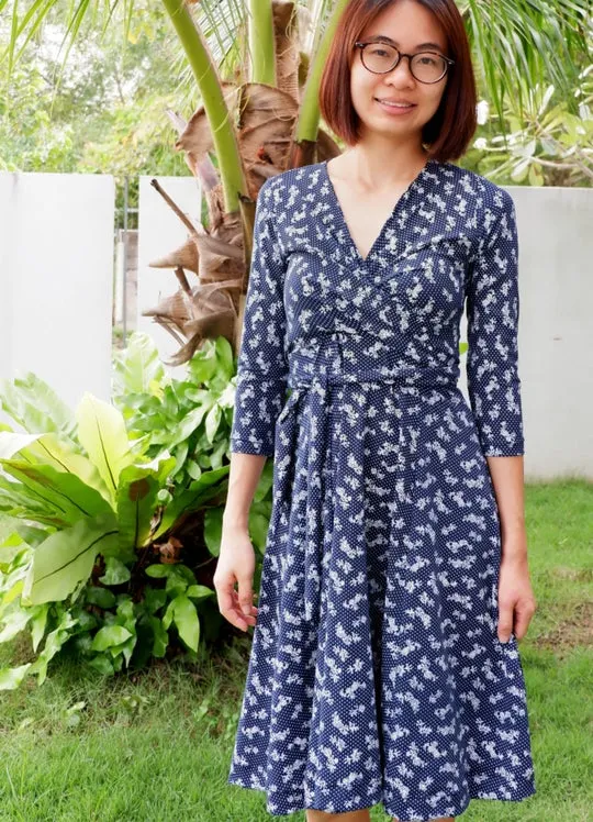 Wardrobe by Me - Wanda Wrap Dress Sewing Pattern