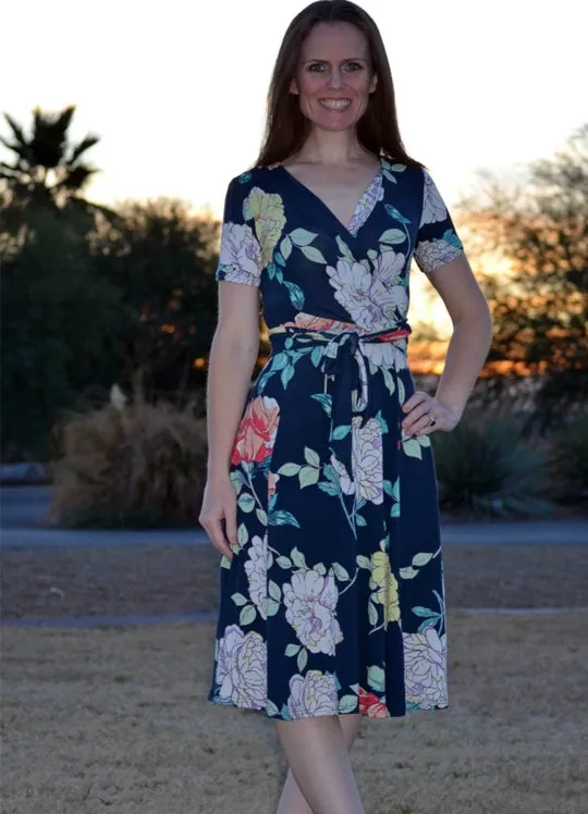 Wardrobe by Me - Wanda Wrap Dress Sewing Pattern