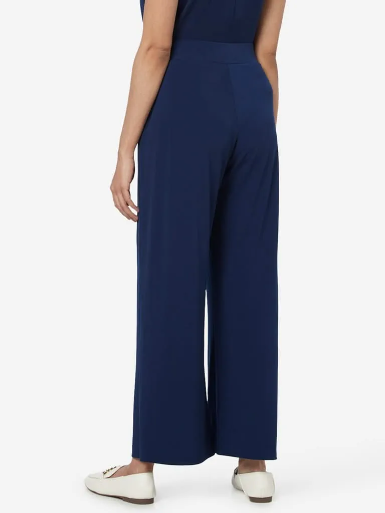 Wardrobe Indigo Wide-Leg Trousers