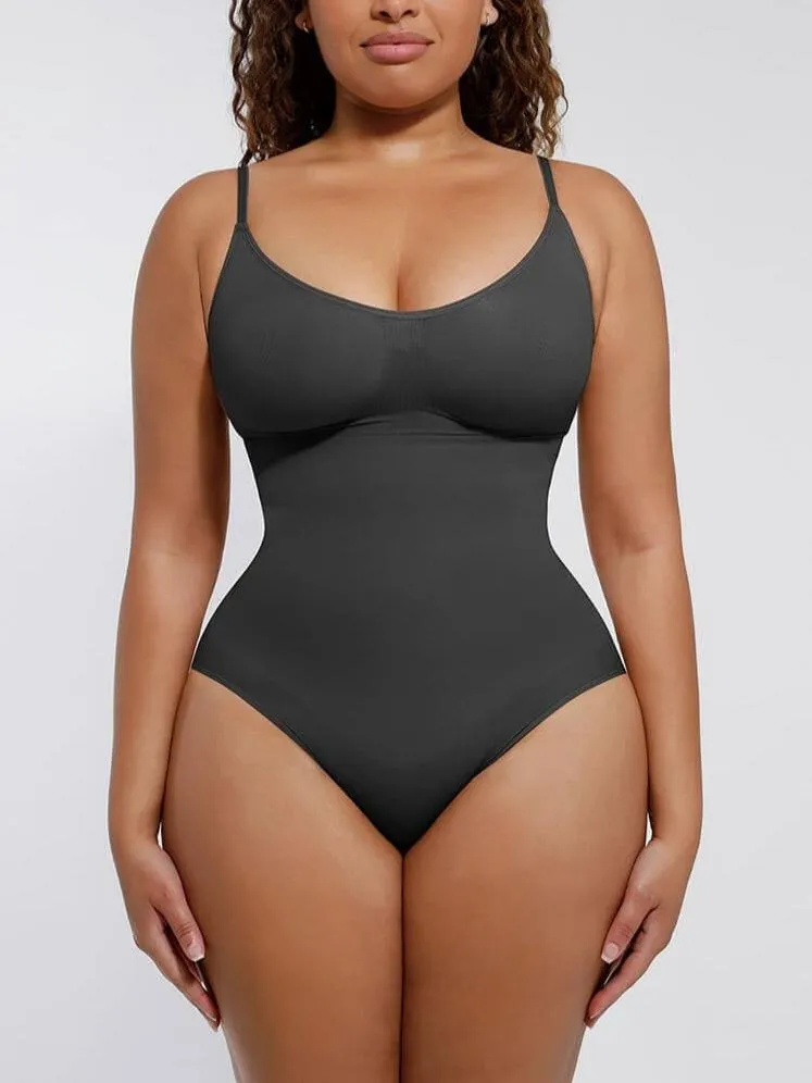 Wholesale Seamless Scultp Covered Bust Jumpsuit Thong Bodysuit