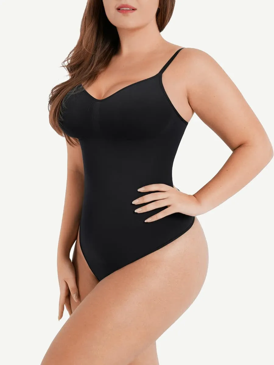 Wholesale Seamless Scultp Covered Bust Jumpsuit Thong Bodysuit