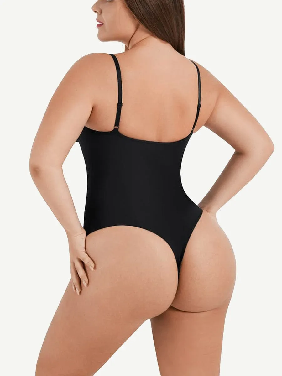 Wholesale Seamless Scultp Covered Bust Jumpsuit Thong Bodysuit