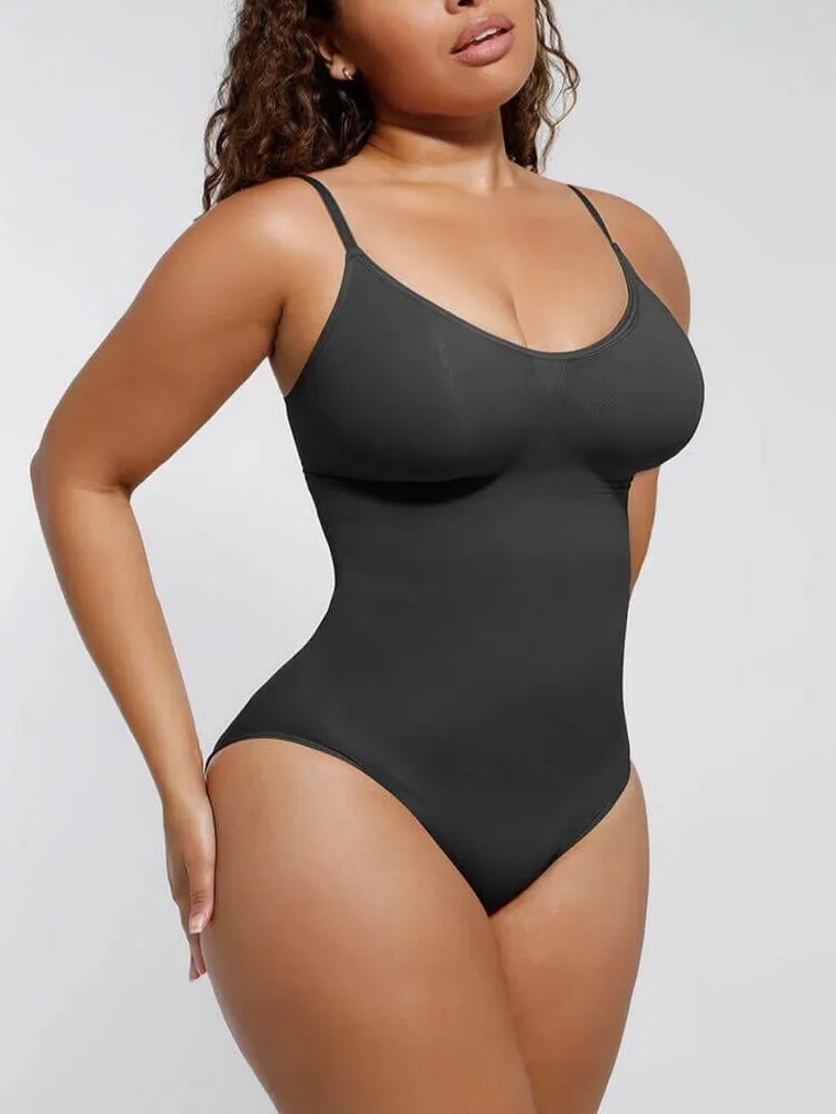 Wholesale Seamless Scultp Covered Bust Jumpsuit Thong Bodysuit