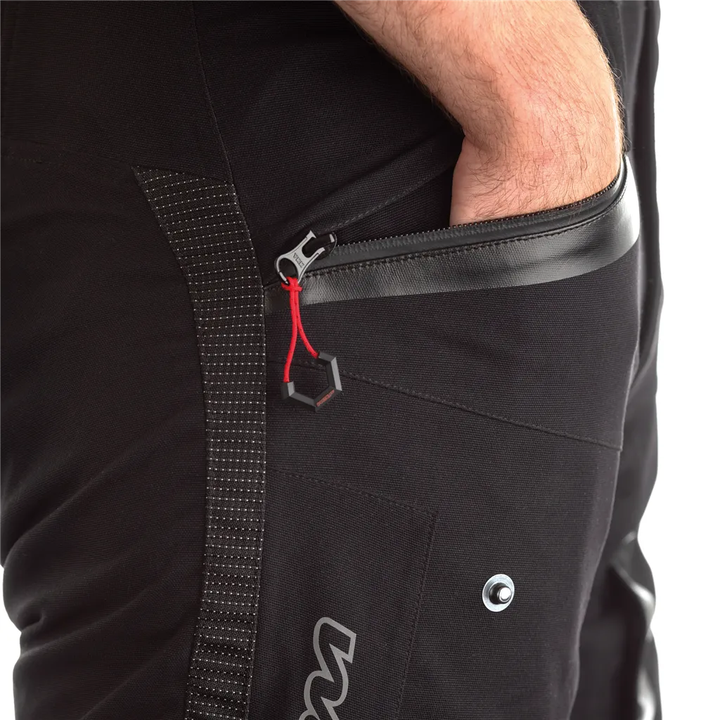 Wolf Fortitude CE Waterproof Textile Trousers - Black